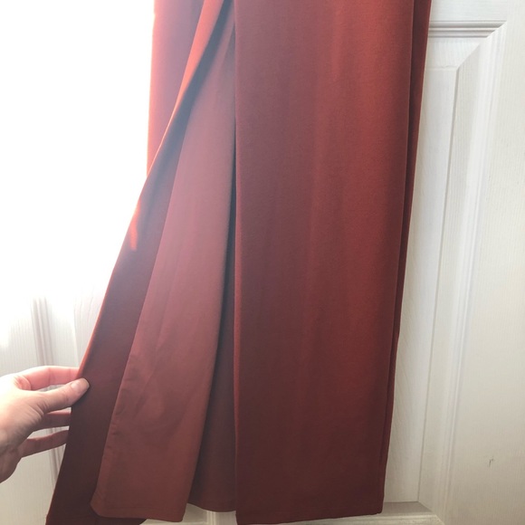 Nookie Lexi Chain Gown Rust Large - Picture 12 of 15